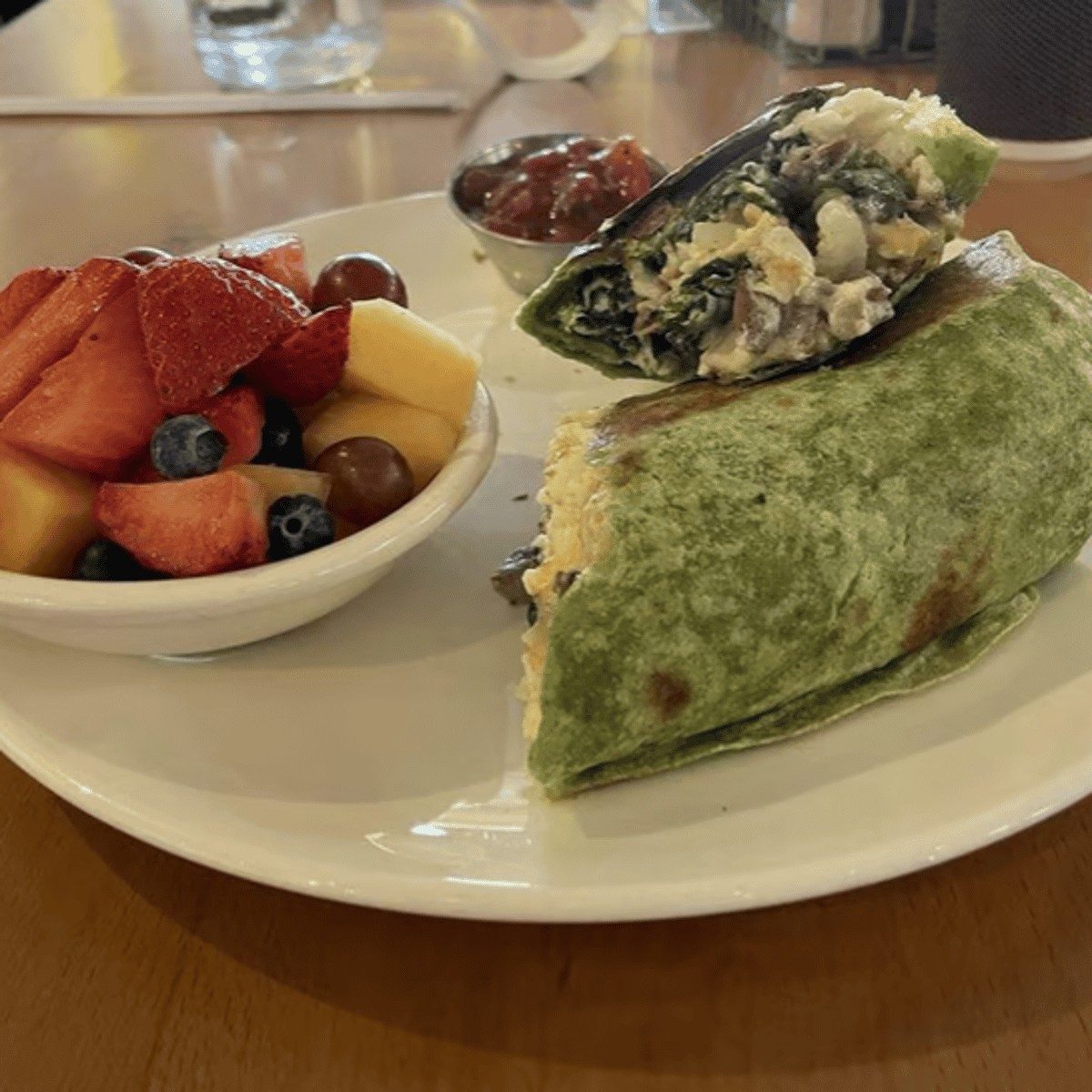 Egg White Delight Wrap.