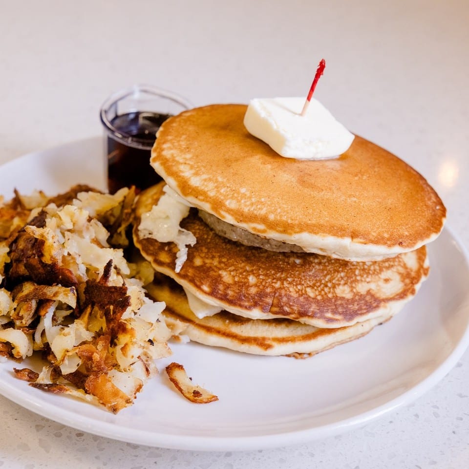 Short Stack Buttermilk Pancakes.