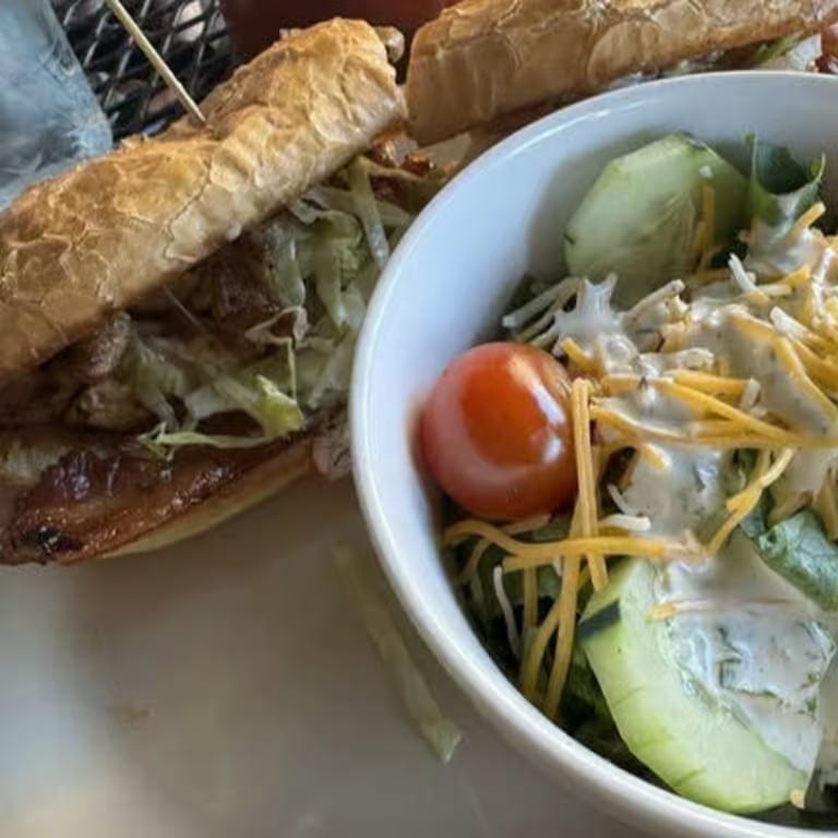 Chicken Bacon Ranch Sandwich.