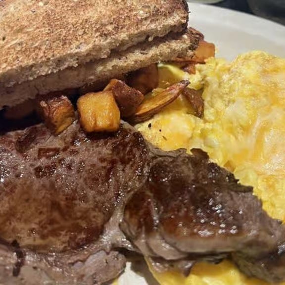 Steak and Eggs.